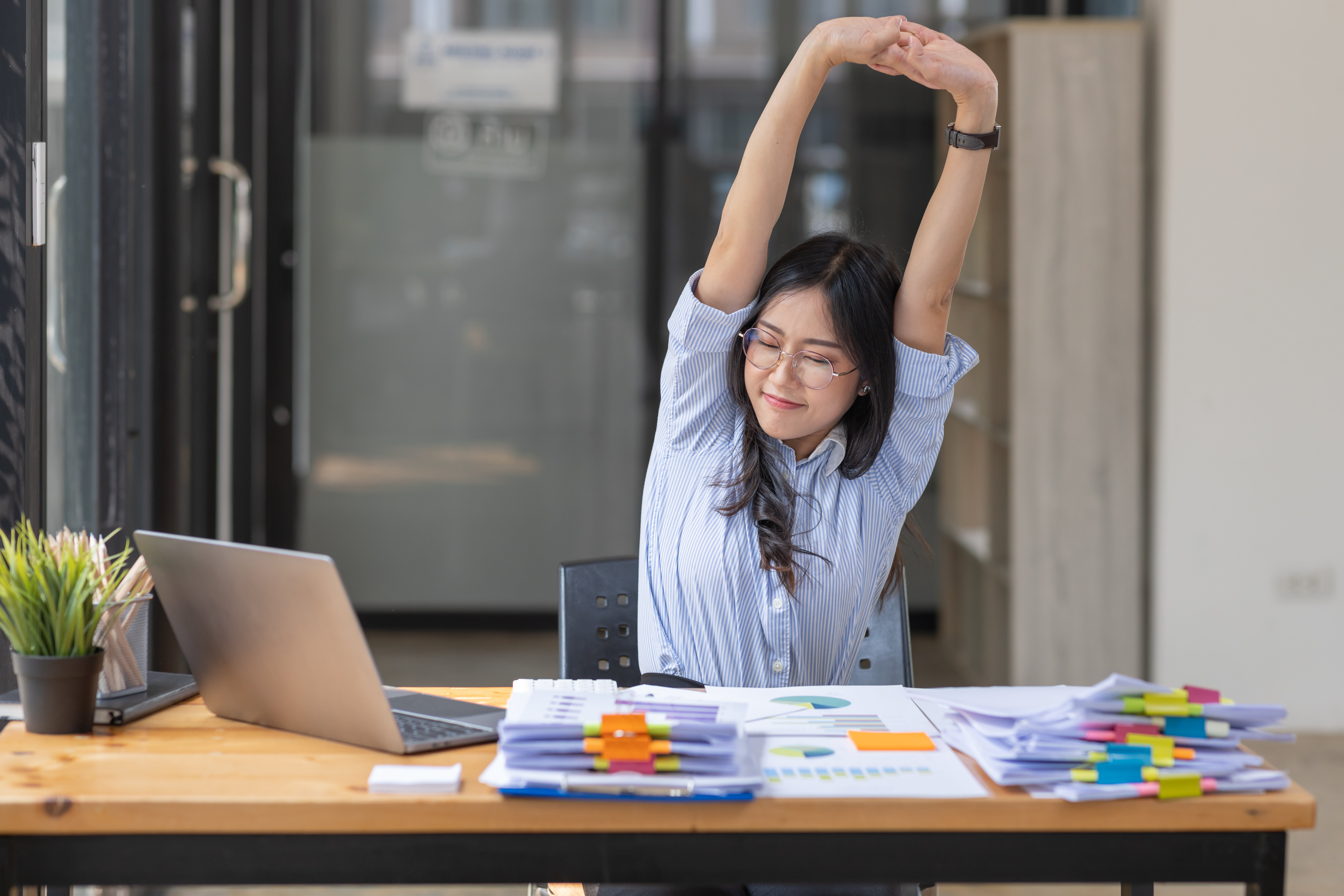 asian-women-are-stressed-while-working-on-laptop-2026-03-19-07-04-13-utc